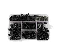 Verkleidungsschrauben Für Suzuki Bandit 1200 GSF 1200 1200S 1200Z Limited Bandit 1250S GSF 1250S 1250SA Bandit 600 GSF600S Motorradschraubenmuttern(Schwarz)