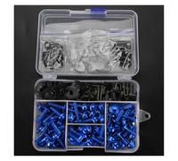 Verkleidungsschrauben Motorrad-Windschutzscheiben-Verkleidungsschrauben Für K1200R K1200S Sport K1200RS K1200GT K1200 S/RS/RT/GT Komplettes Befestigungsclips Muttern Muttern Karosserie(BLAU)