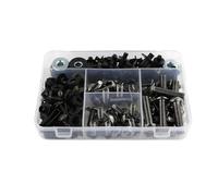 Verkleidungsschrauben Motorrad-Windschutzscheiben-Verkleidungsschrauben Für VFR 1200F 2010-2019 Komplettes Satz-Kit Clips, Schnellmuttern Befestigungselementen Muttern Karosserie(Titan)