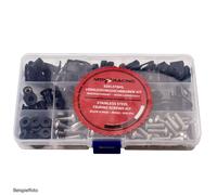 Verkleidungsschrauben OEM Style passend für Suzuki SV650S/SV1000S 03-08 Silber 1