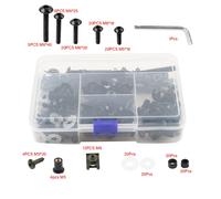 Verkleidungsschrauben Schrauben-Kit für Kawasaki KLR250 1984-2005 KLR650 05-18