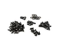 Verkleidungsschrauben STR8 Stahl, schwarz für Yamaha Aerox / Nitro
