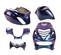 Verkleidungsset kompatibel für Piaggio Zip SP - 5-teilig - Glanz Chamäleon Blau - Hochwertige Komplette Verkleidung Cameleon Roller Scooter Motorroller