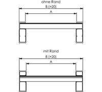 Verladeschiene-Aluminium L1620xFB226 mm mit Rand Tragkraft 2630kg/Paar - Artikel: 7830307832