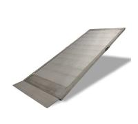 Verladesteg Rollstuhlrampe Auffahrrampe Alu Verladerampe 198 x 74 cm 600kg Rampe