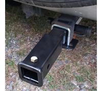 Verlängerung der Anhängerkupplung. Verlängerung des Empfängerrohrs