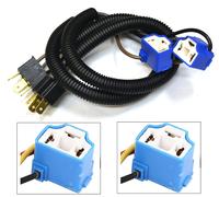 Verlängerung Draht Keramik A 9003 HB2 H4 Zwei Gurt Kopf Licht Birne Sockel Für