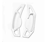 Verlängerung Schaltwippen Kompatibel Mit Benz Für Smart Für Fortwo 451 2009-2017 Für Fourauto 453 2015-2017 Auto-Lenkrad-Schaltpaddel Verlängern Schalthebel(Silver)