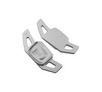 Verlängerung Schaltwippen Kompatibel Mit Vw Für Alltrack MK7 Für T-Cross Für Passat B8 Auto Lenkrad-Paddel-Schalthebel Verlängern Paddle-Shifter-Teile(Silver)