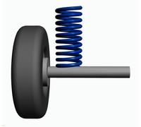 verstärkte Federn Vorderachse HV-198268 für Volkswagen Crafter