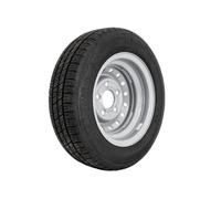 Verstärktes Rad für Anhänger 155/70 R12C 104/102N mit Stahlfelge 4,5Jx12 H2 5x112 ET20 - 12 Zoll Komplettrad für Anhänger, Anhaenger und Wohnwagen bis 900 kg Tragfähigkeit