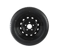 Verstärktes Rad für Anhänger 195/50 R13C 104/101N mit schwarzer UNITRAILER Stahlfelge 5,5Jx13 H2 5x112 ET30 - 13 Zoll Komplettrad bis 900 kg für Anhaenger und Wohnwagen