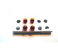 Vespa Blinkerbirnen gelb 4Stck. 12Volt/10Watt Vespa pins versetzt