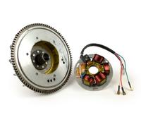 Vespa Zündung Polrad Lüfterrad Lichtmaschine PX Lusso Zünd Grundplatte 5 Kabel