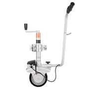 VEVOR Elektrische Rangierhilfe, 2,5 T Anhängelast, 380 W 12 V motorisiertes Stützrad mit 7 m/min Bewegungsgeschwindigkeit, einstellbare Klemmhöhe & Gummireifen, zum Bewegen von Wohnwagen & Booten