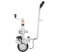 VEVOR Elektrische Rangierhilfe, 2,5 T Anhängelast, 380 W 12 V motorisiertes Stützrad mit 7 m/min Bewegungsgeschwindigkeit, einstellbare Klemmhöhe & Gummireifen, zum Bewegen von Wohnwagen & Booten