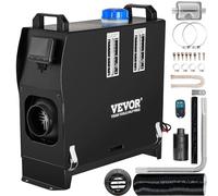 VEVOR 12V Standheizung Diesel Auto Kraftstoff, 8 KW Diesel Standheizung Luftheizung Air Diesel, Luft Dieselheizung für Auto RV LKW Wohnmobil Bus mit Fernbedienung schwarz LCD Schalter & 1 Luftauslass