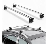 VEVOR 2 x Dachgepäckträger Querträger 90 kg Tragkraft, Abschließbare Dachträger für PKW SUV, Passend für Erhöhte & Bündige Dachreling, 180-1035 mm Relingabstand, für Dachbox Kanu Fahrrad Transportkorb