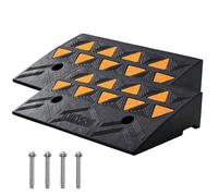 VEVOR 2xSchwellenrampe Auffahrrampe Gummirampe Bordsteinrampe 50x32x11cm 5T