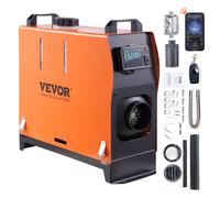 VEVOR Luft Dieselheizung Standheizung 12 V 5 kW, Luftheizung Air Diesel Diesel Standheizung Lufterhitzer, 0,16-0,52 L/Std. Dieselheizung mit LCD-Display & Fernbedienung & Bluetooth-APP