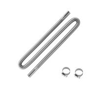 VEVOR Abgasrohr Standheizung flexibler Abgasschlauch 149 cm für Auto-Dieselheizung mit 2 Klemmen, Edelstahl Auspuffrohr mit Φ 25 mm Querschnitt für 2 kW / 5 kW / 8 kW Dieselheizungen Lufterhitzer