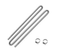 VEVOR Abgasrohr Standheizung flexibler Abgasschlauch 300 cm für Auto-Dieselheizung mit 2 Klemmen, Edelstahl Auspuffrohr mit Φ 25 mm Querschnitt für 2 kW / 5 kW / 8 kW Dieselheizungen Lufterhitzer