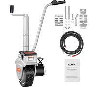 VEVOR Anhänger Stützrad 12V Elektrische Rangierhilfe Max. Anhängelast 8000kg Eletrischesstützrad 30,5-63cm Höhenverstellbar 6,7m/min Geschwindigkeit 20,3cm Vollgummirad Trailer Hänger Wohnwagen