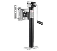 VEVOR Anhängerheber, 2267 kg dynamische Tragkraft, Anhängerstütze, Reiseanhänger, Ausdrehstütze, 365 mm Hebeständer mit Griff für Wohnwagenanhänger, Pferdeanhänger, Nutzanhänger und Yachtanhänger