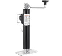 VEVOR Anhängerheber, 907kg dynamische Tragkraft, anschweißbarer, Ausdrehstütze mit Rohrmontage, 283-533mm Abstellstütze für Anhänger für Wohnwagenanhänger, Pferdeanhänger, Nutzanhänger & Yachtanhänger