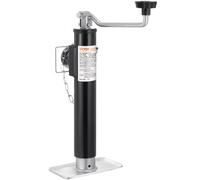 VEVOR-Anhängerheber, 907kg dynamische Tragkraft, anschweißbarer, Ausdrehstütze mit Rohrmontage, 283-533mm Abstellstütze für Anhänger für Wohnwagenanhänger, Pferdeanhänger, Nutzanhänger & Yachtanhänger