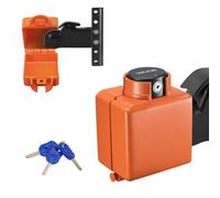 VEVOR Anhängerschloss, kompatibel mit 50,8/58,7 mm Kupplungen, robustes Anhängerkupplungsschloss mit 3 Schlüsseln, Diebstahlschutz, Sicherheitsschloss für Wohnmobile, Anhänger, Boote