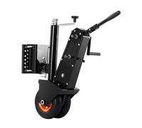 VEVOR Anhängerwagen Rangierhilfe, 227 kg Stützlast, 330-590 mm Höhe, 22,8 cm pneumatischer Gummireifen, manueller oder elektrischer Schlüsselantrieb, zum Bewegen von Wohnmobilanhängern