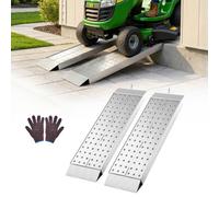 VEVOR Auffahrrampen 2 Stk. Laderampen 999 x 304 mm, Anhängerrampen mit Antirutschplatten & 1360 kg Gesamttragfähigkeit, Verladerampen Aluminiumrampen für Motorräder Rasenmäher Traktoren Anhänger