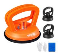 VEVOR Auto Dent Saugnapf 6-teiliges Dellen-Reparaturset, 2 Große Saugnäpfe + 1 Kleiner Saugnapf Auto Body Dent Abzieher Set, 150 + 20 kg Saugnapfheber Auto DellenTransport Von Glas, Fliesen usw.