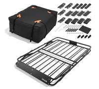VEVOR Dachgepäckträger Dachkorb Universal 1295x914x102mm Autodachkorb Faltbar