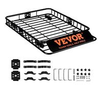 VEVOR Universal Dachgepäckträger Dachkorb 90kg 1175x915x114mm Gepäckkorb
