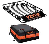 VEVOR Universal Dachgepäckträger Dachkorb 90kg 1305x915x127 mm Gepäckkorb