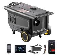 VEVOR Dieselheizung 8 kW DC 12 V/24 V, tragbarer All in One Diesel-Lufterhitzer mit Bluetooth-App-Steuerung & Fernbedienung & LCD-Bildschirm, Trolley-Design, 5 L Kraftstofftank für LKW