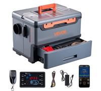 VEVOR Dieselheizung 8 kW DC 12 V/24 V, tragbarer All in One Diesel-Lufterhitzer mit Bluetooth-Steuerung & Fernbedienung & LCD-Bildschirm, 5 L Kraftstofftank für LKW Wohnmobile