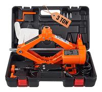 VEVOR Elektrischer Wagenheber, 3 Tonnen/2993,7 kg 12 V Elektrischer Scherenwagenheber, Doppelsattel mit Fernbedienung, tragbarer Wagenheber für Limousine, SUV, LKW Reifenwechsel Ersatz