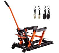 VEVOR Hydraulischer Motorradheber 700 kg Belastbar Motorrad Heber Motorradhebebühne Montagebock Motorrad, Einstellbare 120-385 mm Montagebock Motorradlift, Motoständer in Garage & Außenbereichen