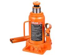 VEVOR hydraulischer Wagenheber Flaschenwagenheber 12 t 205-400 mm Hubbereich, Hochleistungs-Stempelwagenheber für Auto SUV Pickup Autoreparatur Hauslift landwirtschaftliche Geräte, Orange