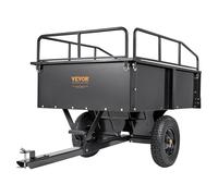 VEVOR Kippanhänger 680kg Aufsitzmäher Rasentraktor Kippbar ATV UTV Anhänger