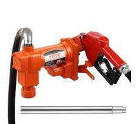 VEVOR Kraftstoff-Transferpumpe, 12 V DC, 60,5 L/min, 1/4 PS, Benzin-Absaugpumpe mit Düse, Auslassschlauch & Saugrohr für Benzin, Diesel, Kerosin, Ethanol- und Methanolmischungen und Biodiesel