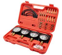 VEVOR Kraftstoff Vakuum Vergaser Synchronisieren Werkzeug Kit Synchronizer Sync Gauge Set mit Gummischlauch, A-100, Vakuum-Vergaser-Synchronisator-Set
