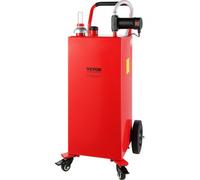 VEVOR Kraftstofftrolley 113,6L Kraftstoffkanister Benzinkanister 561x563x1179mm Gaskraftstofftankbehälter 23,5L/min Max. Durchfluss Ersatzkanister Benzintank Geeignet für Diesel Schmieröl Benzin