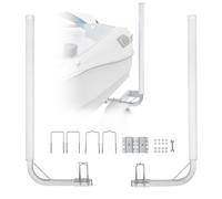 VEVOR L-Form 1,2 m Anhängerpfahl Bootsanhänger Anleitung Kurbelstütze Bootsführung, 16 cm Einstellbare Breite Boat Trailer Guide-on, Ersatzteile und Zubehör für Skiboot Fischerboot Segelbootanhänger