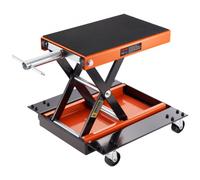 VEVOR Motorradheber 0,5 t Belastbar Motorrad Heber, 120-390 mm Motorradhebebühne Montagebock Motorrad, Einstellbare Motorradheber Montagebock Motorradlift, Motoständer Garage & Außenbereichen