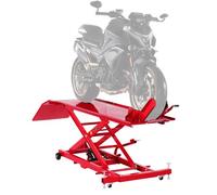VEVOR Motorradheber Motorradhebebühne Hydraulisch (Max. 787 mm Hubhöhe) Hebeständer Rollbar, Fahrrad-Reparaturständer (453,59 kg belastbar) mit Sicherheitsschloss für Geländefahrzeuge Dirtbikes