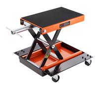 VEVOR Motorradheber 0,5 t Belastbar Motorrad Heber, 120-390 mm Motorradhebebühne Montagebock Motorrad, Einstellbare Motorradheber Montagebock Motorradlift, Motoständer Garage & Außenbereichen